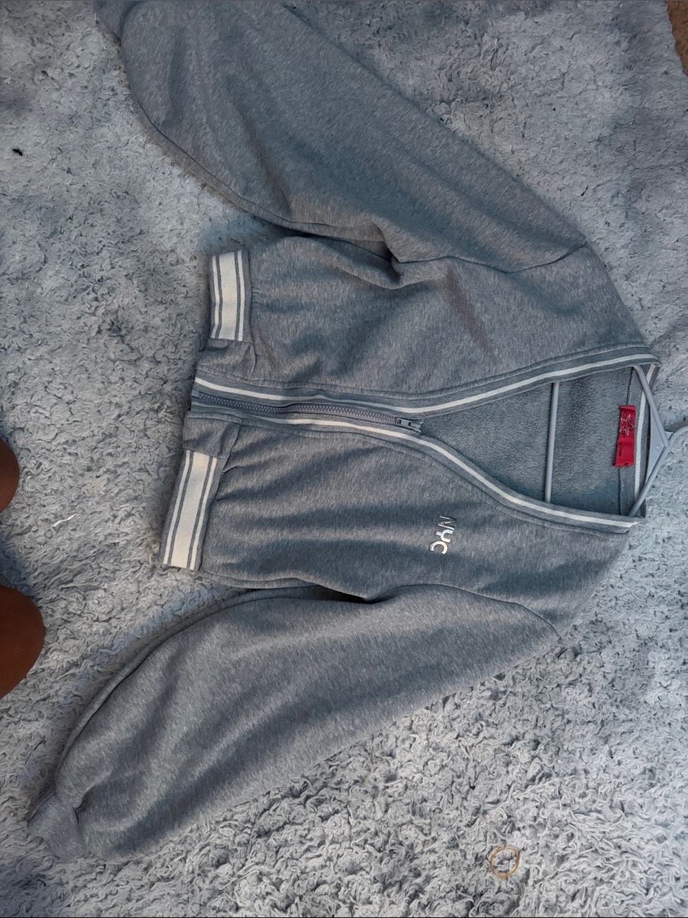 Grey Women's Zip-Up Jacket